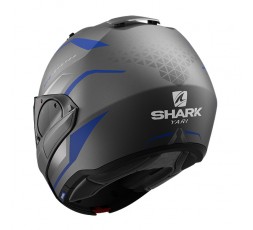 Modulable full-face/ open-face motorcycle helmet EVO ES model YARI by SHARK blue 5