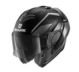 Modulable full-face/ open-face motorcycle helmet EVO ES model YARI by SHARK dark grey 1