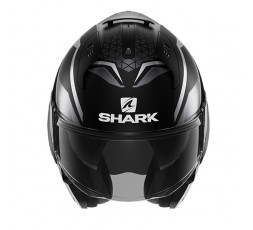 Modulable full-face/ open-face motorcycle helmet EVO ES model YARI by SHARK dark grey 3