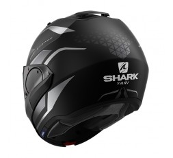 Modulable full-face/ open-face motorcycle helmet EVO ES model YARI by SHARK dark grey 4