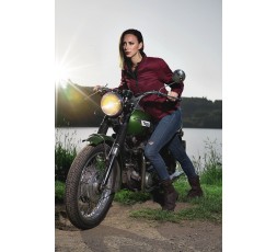 Veste de moto femme LADY GARRISSON by Segura bordeaux 3