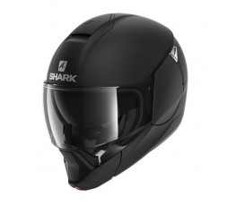 Motorcycle modular helmets EVOJET by SHARK black mat 1