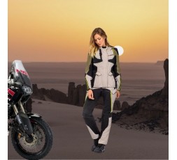 Chaqueta moto mujer uso Trail, Maxi Trail, Aventura EDDAS LADY de Ixon kaki 5