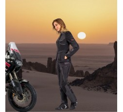 Chaqueta moto mujer uso Trail, Maxi Trail, Aventura EDDAS LADY de Ixon negro 5