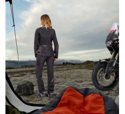 Chaqueta moto mujer Trail, Maxi Trail, Aventura modelo BALDER LADY de Ixon negro 6