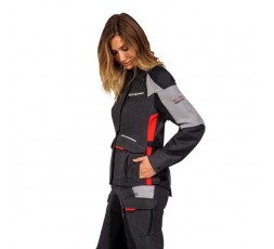 Woman motorcycle jacket TRAIL / MAXI TRAIL / AVENTURA model BALDER LADY by Ixon red 4