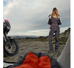 Chaqueta moto mujer Trail, Maxi Trail, Aventura modelo BALDER LADY de Ixon rojo 6