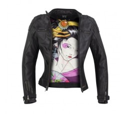 Lady Subotaï motorcycle leather women jacket by Segura 2