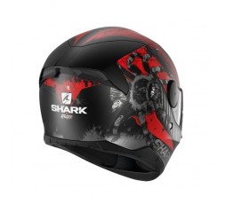 D-SKWAL 2 ATRAXX by Shark full face motorcycle helmet red 4