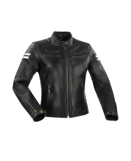Woman leather motorcycle jacket LADY FUNKY by SEGURA