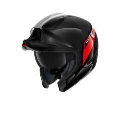 Motorcycle modular helmets EVOJET KARONN by SHARK RED 3