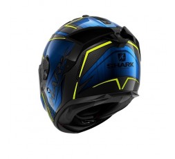 Spartan Carbon full face helmet Kromium series by SHARK blue 3