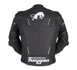 RAPTOR EVO leather motorcycle jacket by FURYGAN black and white 3