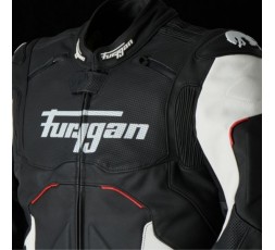 RAPTOR EVO leather motorcycle jacket by FURYGAN black, red and white 5