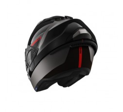SHARK EVO GT SEAN modular helmet Black and red 2