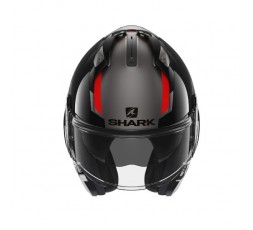 SHARK EVO GT SEAN modular helmet Black and red 3