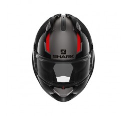 SHARK EVO GT SEAN modular helmet Black and red 5