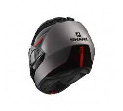 SHARK EVO GT SEAN modular helmet Black and red 6