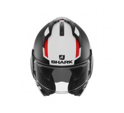 SHARK EVO GT SEAN modular helmet White, Black and Red 3