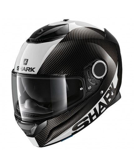 Full face helmet SPARTAN 1.2 CARBON SKIN de SHARK black/ white