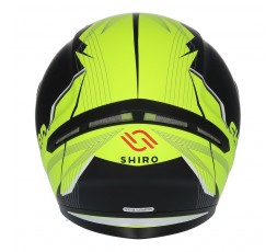 Full face helmet SH-890 LOSAIL by SHIRO Yellow / Matte black 3