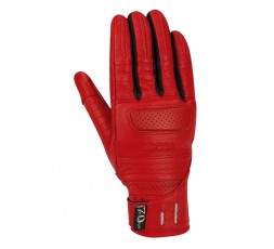LADY HORSON red leather motorcycle gloves by SEGURA 1