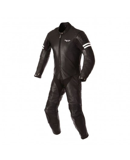 SPENCER SUIT motorcycle leather suit Black by SEGURA 1